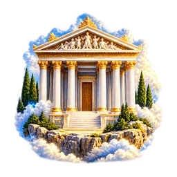 Temple of Olympus symbol art